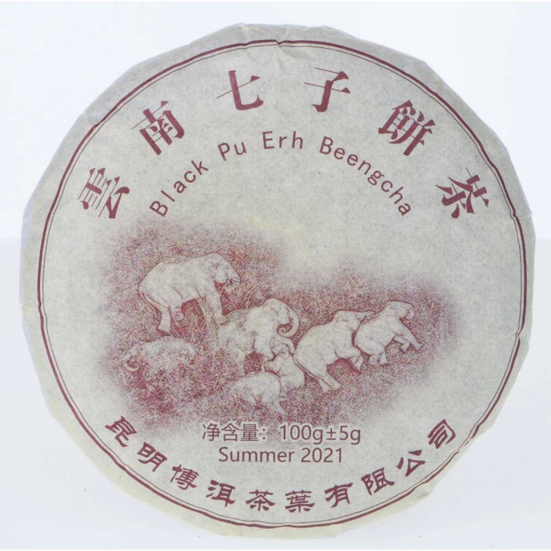 Black Pu-Erh Beeng Cha 100 g